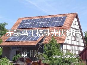 别墅屋顶太阳能发电