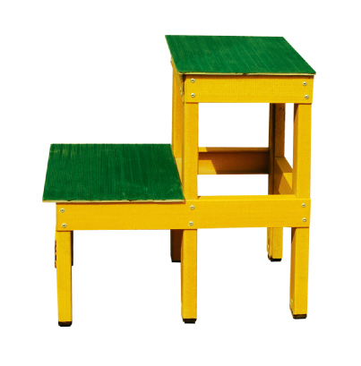 正品 电力绝缘高低凳 玻璃钢 胶垫 可移动电工凳