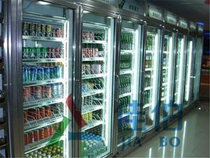 厂家直销超市专用冷藏冷冻柜,玻璃门展示柜