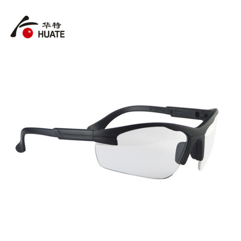 华特HT2121黑框透明防护眼镜（防雾防刮擦）20副/盒